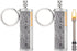 SURVIVE Permanent Match Metal, 2 Pack, Reusable Survival Fire Starter Lighter, Emergency Waterproof Keychain Kit.