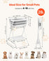 2 1 VEVOR Dog Bathtub, Elevated Dog Bath Tub, in Collapsible Pet Bathing Grooming Wash Station, Portable Foldable