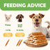 MON2SUN 5 Inch 14.11 oz) Dog Treats, Rawhide Twist Chicken Hide Sticks, Suitable for Puppy and Small Dogs, (Chicken