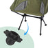 8-Pack 0.71"/ 18mm M METERXITY Camping Chair Foot, Tubing Dia Detachable Camping Chair Leg Covers Anti-Slip Stool Feet