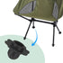 12-Pack 0.71"/ 18mm M METERXITY Camping Chair Foot, Tubing Dia Detachable Camping Chair Leg Covers Anti-Slip Stool Feet