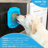 Aquapaw Lick Mat for Dogs, XL Blue with Suction Cups, Secure-Grip Slow Feeder Pad & Shower Lick Toy