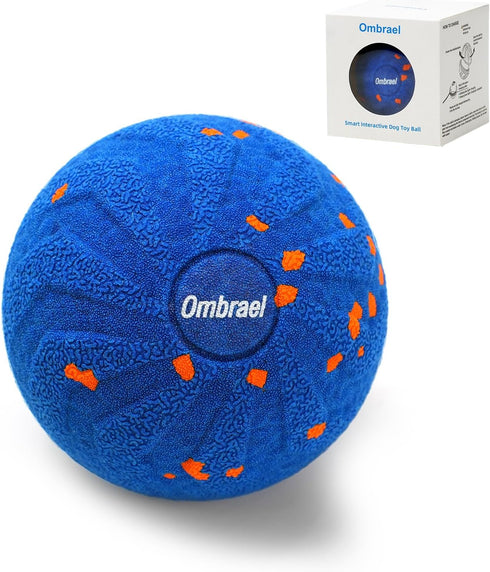 Ombrael Smart Interactive Dog Toys-Ball, Automatic Moving Bouncing Spinning, Washable Chew-Resistant to Keep