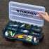 THKFISH Fishing Tackle Box 3700S, Floating Lure Box Storage Organizer with Adjustable Dividers, 2PC