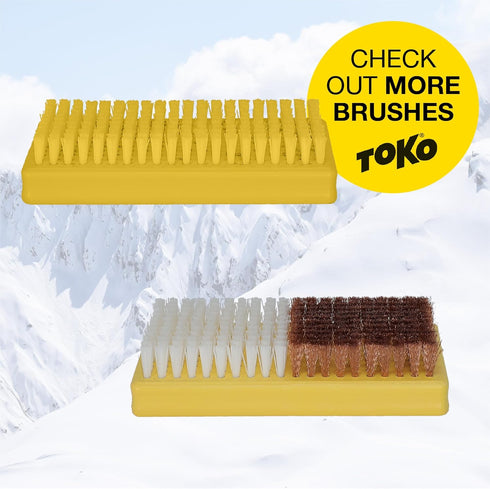 TOKO Tuning Brush Base Brush for Skiing and Snowboarding Maintenance