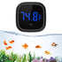 LOFICOPER LED Digital Aquarium Thermometer, Stick-on Fish Tank Thermometer with Built-in Battery,