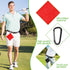 Flutesan Golf Ball Towel 5.5 x 5.5 Inch, Small Pocket Towel with Clip, Portable Golf Cleaner Accessories for Men Women