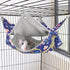 Bird Double Hammock Warm Nest Bed for Parrot, Budgie, Cockatiel, Lovebird, Hamster (L)