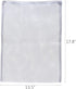 ALEGI Large Filter Media Bags, 4pcs White Net Bags with Plastic Zipper for Bio Balls and Ammonia Remover