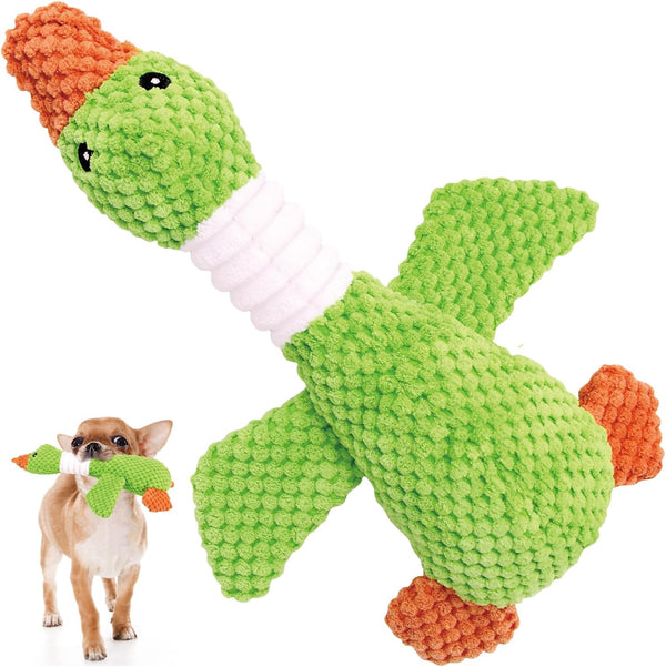 Dog Plush Toys for Large Dogs, Durable Squeaky Duck Chew Toys for Small Medium Large Breed Puppies
