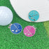 Golf Ball Markers with Metal Magnetic Hat Clips, 2Pcs Funny Golf Ball Marker Hat Clip, Golf Accessories for Men