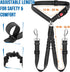 KOOK UDU Dog Seat Belt for Car, Dual Pet Vehicle Headrest Restraint Safety Seatbelt,Two Dog Leash No Tangle Dog Car