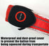 SSZYace Adjustable LED Horse Breastplate Collar, Nylon Night Flashing Light Bar Harness with 3 Modes (Red)
