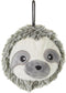 Petlou Squeak Toys for Aggressive Chewers, 4" EZ Squeaky Sloth Fetch Ball for Small Medium Breeds