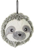 Petlou Squeak Toys for Aggressive Chewers, 4" EZ Squeaky Sloth Fetch Ball for Small Medium Breeds