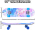 Skateboards for Beginners Kids Boys Girls and Adults, 31''x8'', 7-Layer Maple, Double Kick Concave, Solid & Durable