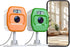 PHANSATIM 2Pcs 1080P WiFi Security Cameras, Baby Monitor Indoor Security Camera, Cat&Dog Camera