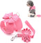 Ranphy Dog Harness and Matching Leash Set, Adjustable Bling Rhinestone No-Pull Puppy Vest for Yorkie Chihuahua Small