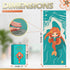 Set 12 3-12 Abtech Kids Yoga Mat - Comfortable Dinosaur Kid Yoga Mat Boy with Yoga Cards, Storage Bag, Beige Play Mat
