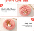 NOYAL Calming Dog Beds with Blanket Cave, Anti-Anxiety Fluffy Bed for Small Medium Dogs, Pet Cushions Furniture