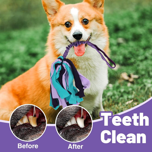 Interactive Dog Toys, Tough Rope Tug of War Toys for Aggressive Chewers, Dog Tug Toy for Small Medium Puppies