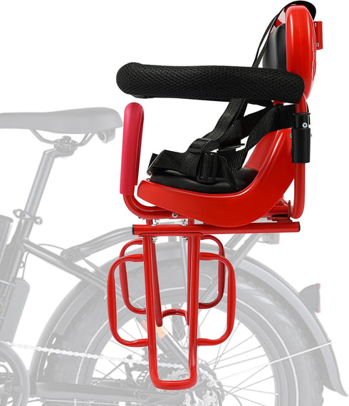 Mahugde Kid's Bike Seat Rear Child Bike Seat Attachment Baby Bike Seat, Safety