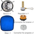 Multi-Fuel Small Camping Stove for Outdoor Cooking - Propane/Butane/ISO-Butane 3 in 1
