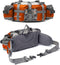 Outdoor Fanny Pack for Hiking, Camping, Biking - Waterproof Waist Pack with 2 Water Bottle Holders