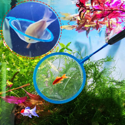 BAIHUI 10pcs Aquarium Fish Net Cleaner, High Density Mesh Filter Nets for Fish Tanks