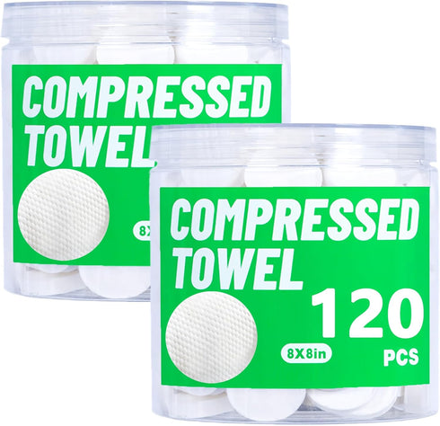 240 PCS Disposable Face Towel, Compressed Towels, Coin Towels for Travel Camping