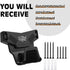 Magnetic Gun Mount for Car, Rated Max 15 LBS, Gun Holder for Pistol, Shotgun, Conceal in Desks, Safes, Walls