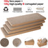 4 Packs in 1 Cat Scratch Pad with Box, Reversible Durable Cardboard Scratcher for Cats to Rest and Play