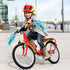 Kids Bike Bell and Streamers for Girls - 1 Pack Flower Bicycle Bell with 2 Pack Bike Streamers