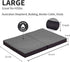 Outdoor Dog Beds for Large Dogs, Waterproof Portable Bed with Washable Cover, Foldable Cooling Orthopedic Bed, 35inch