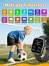 Roffnet 1.83" 12 Kids Smart Watch for Boys Girls, Fitness Tracker with Heart Rate Sleep Monitor, Touchscreen