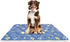 Dog Crate Mat, Ultra Soft Washable Bed Mat with Anti-Slip Bottom, Cute Prints, for Large Medium Small Dogs (59" X 35")