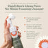 Dandylion Clean Paws No-Rinse Foaming Cleanser | Gentle, Fragrance-Free, pH Balanced | 5fl oz. with Brush