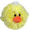 Pet Lou D.O.G'Z 4-inch EZ Squeaky Chick Dog Plush Toy, Durable Bouncy Ball Dog Toy