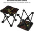 INOOMP Portable Folding Fishing Stool Camp Chair Camouflage Small Foldable Outdoor Seat for Camping Hiking and Fishing