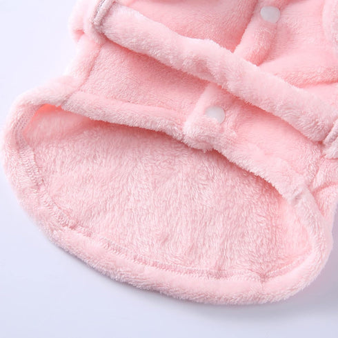 Petyoung Pet Bathrobe Dog Pajama Thickened Hooded Bathrobe Quick Drying and Super Absorbent Dog Bath Towel Soft Pet