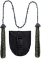 Pocket Chainsaw with Paracord Handle, Folding Chain Hand Saw, Emergency Outdoor Survival Gear for Camping Hunting
