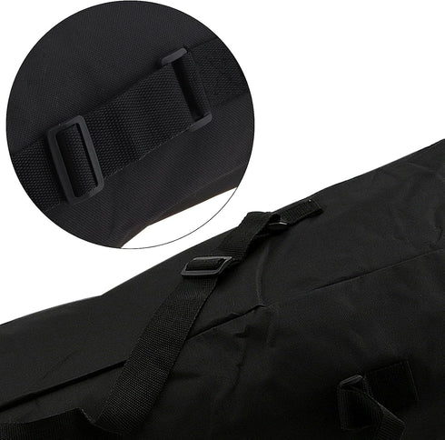 Skateboard Bag Waterproof, Adjustable Shoulder Straps for Penny Board/Standard Board, Black