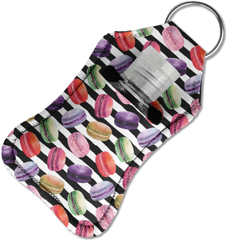 Custom Small Macarons Hand Sanitizer & Keychain Holder