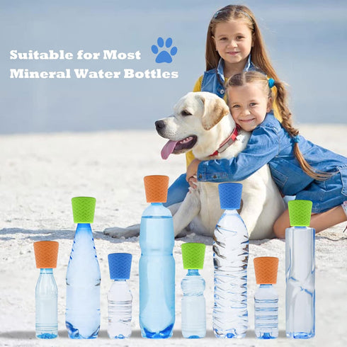 3 Pieces Portable Outdoor Shower for Dogs, Shower Head & Bottle Attachment, Works with 16 oz to 2 Liters