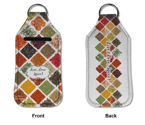 Custom Large Spices Hand Sanitizer & Keychain Holder