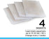 Fluval ClearX Filter Media Insert, Replacement Aquarium Filter Media, 4-Pack (A1336)