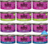 Rawz Natural Premium Canned Cat Wet Food Shredded -12 Pack Cans Variety