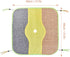 Multifunctional Cat Scratch Play Mat Interesting Sisal Scratching Pad Rug for Kitten cat scratching mat