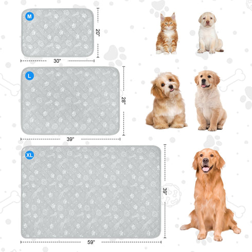 MH MYLUNE HOME Dog Cooling Mat, 20”x30” Cooling Pad for Dog/Cat, Arc-Chill Cooling Fiber, Foldable & Washable
