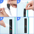 AQUANEAT 6 PCS Thermometer Strips, Fish Tank & Reptile Thermometer Sticker, Terrarium Water Temperature Test